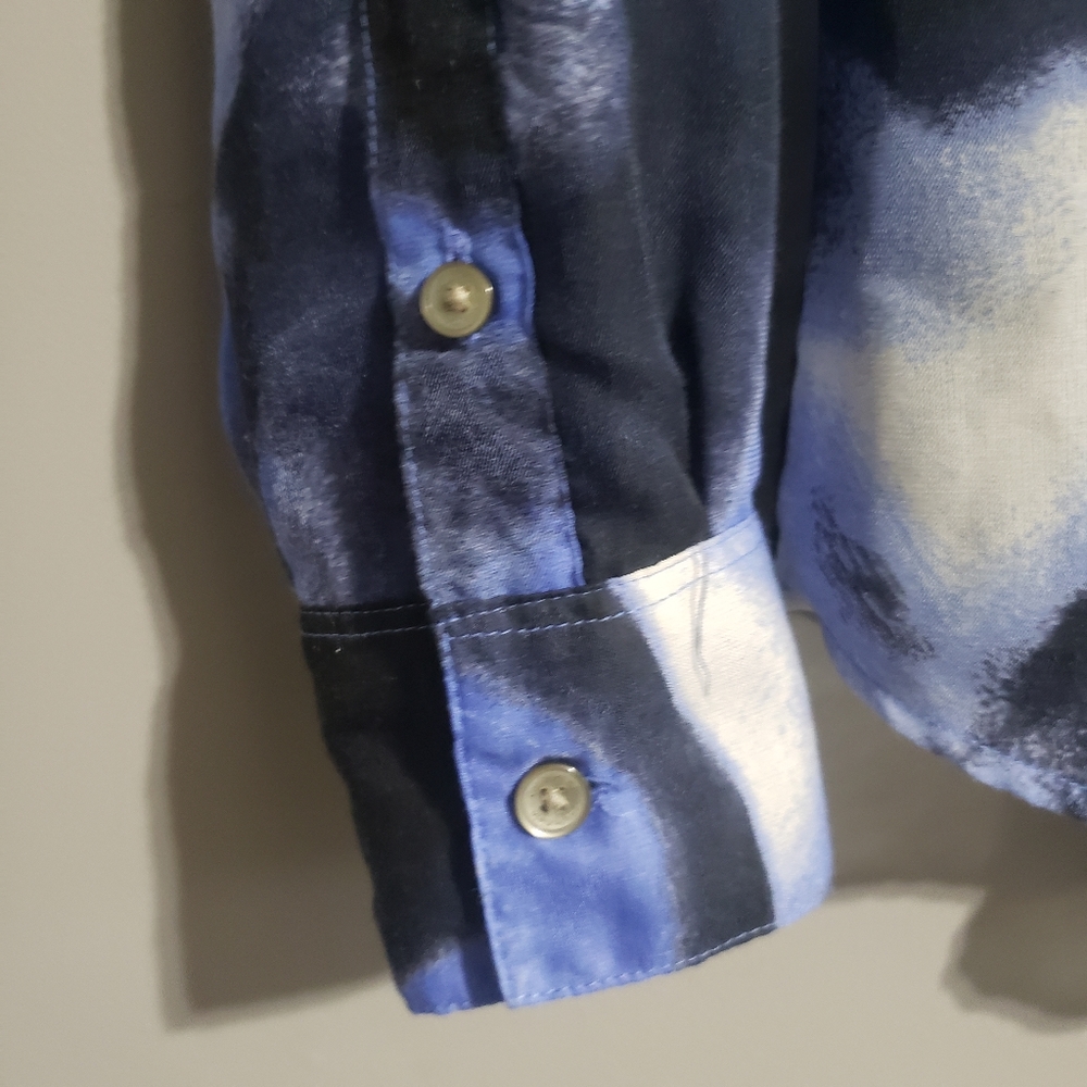 Calvin Klein Sheer relaxed Utility shirt size XS - Picture 3 of 8